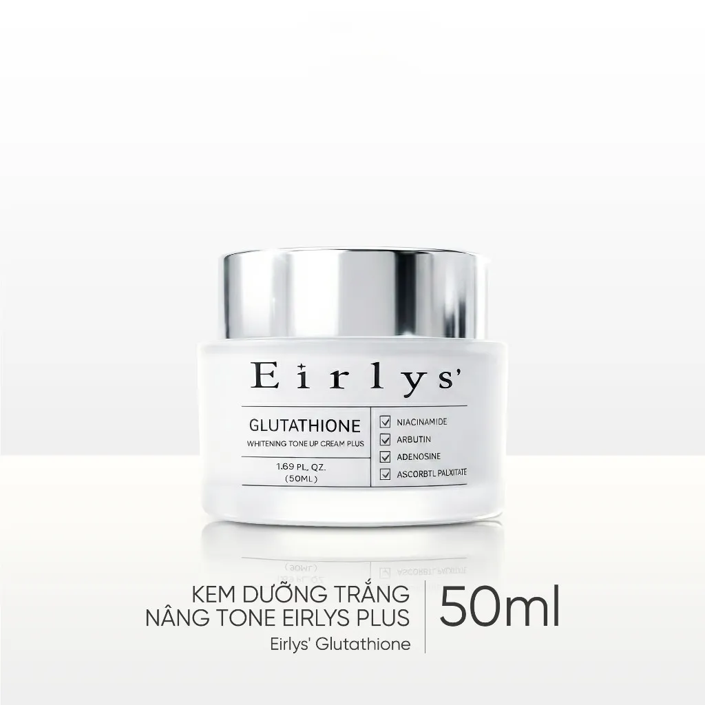 Kem dưỡng trắng giảm nám da Eirlys' Glutathione Whitening Tone Up Cream