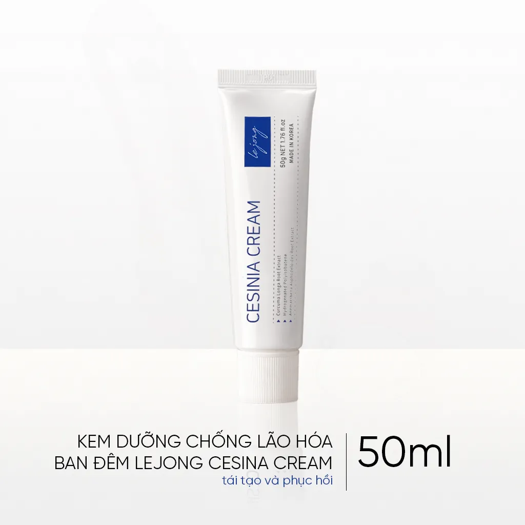 Kem dưỡng chống lão hóa ban đêm Lejong Cesina Cream tái tạo và phục hồi da 50ml