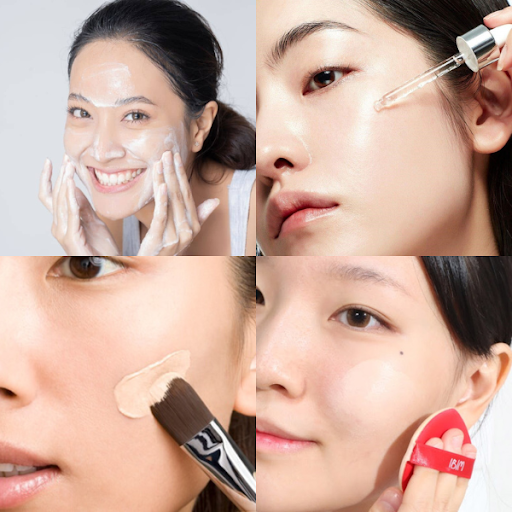 các bước makeup với cushion