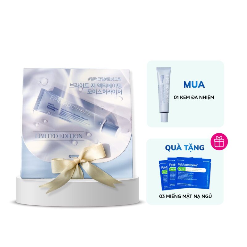 Combo Hộp quà Kem dưỡng đa nhiệm tặng kèm 3 mặt nạ ngủ Feld Apotheke