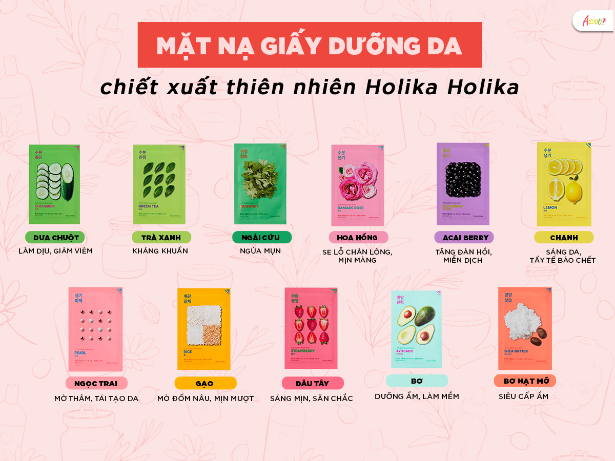 Mặt nạ Hàn Quốc Holika Holika Pure Essence Mask Sheet