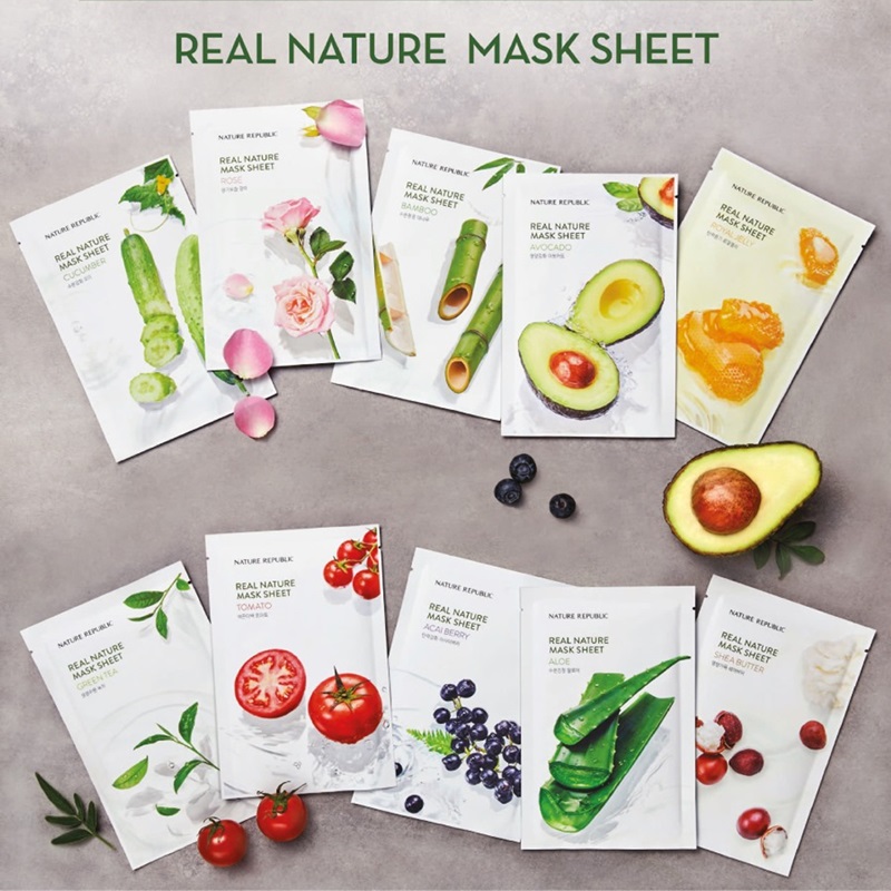 Mặt nạ Hàn Quốc Nature Republic Real Nature Mask Sheet