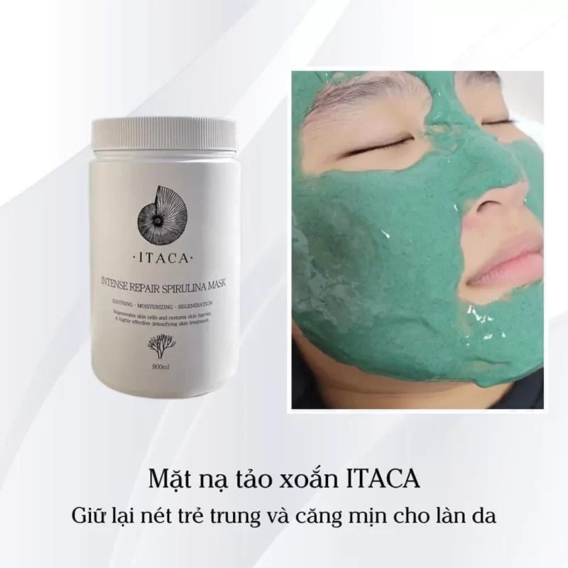 Mặt nạ tảo xoắn ITACA 900g thải độc và chống oxy hóa