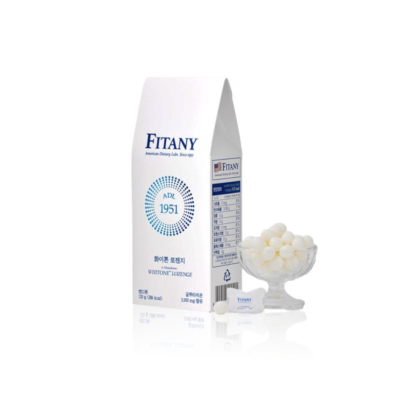 Kẹo ngậm trắng da Glutathione truyền trắng FITANY trong 30 ngày