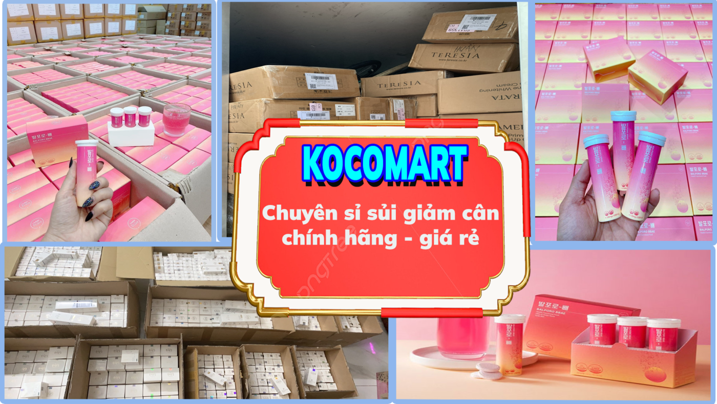 KOCOMART – Sỉ sủi giảm cân chính hãng 100%, giá rẻ nhất 20224