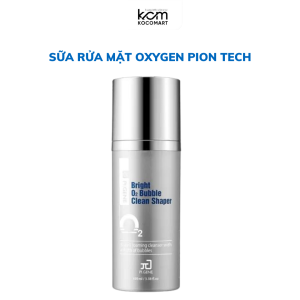 Sữa rửa mặt Pion Tech sạch sâu đa tầng không khô da, công nghệ nano bọt khí Bright 02 Bubble Clean Shaper 100ml