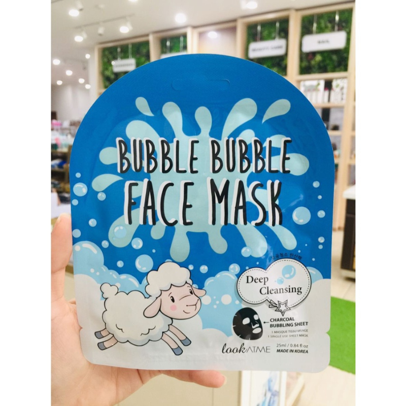 Mặt nạ thải độc sủi bọt Hàn Quốc Lookatme Bubble Face Mask 