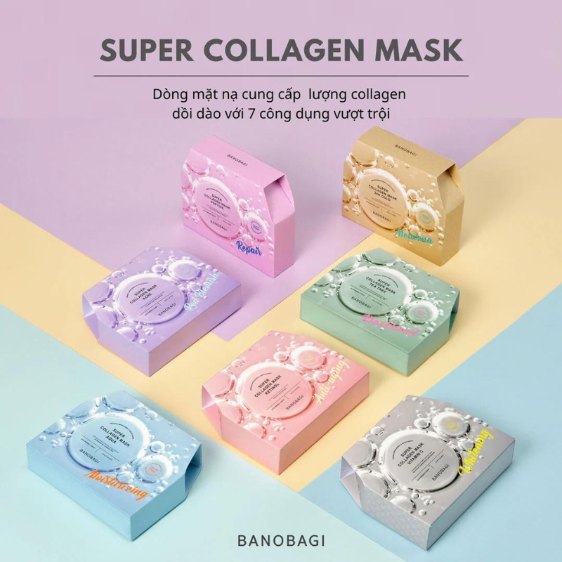 Mặt nạ Hàn Quốc căng bóng da Banobagi Super Collagen Mask