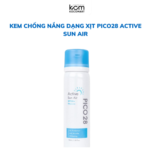 Kem chống nắng PICO28 ACTIVE SUN AIR PION TECH