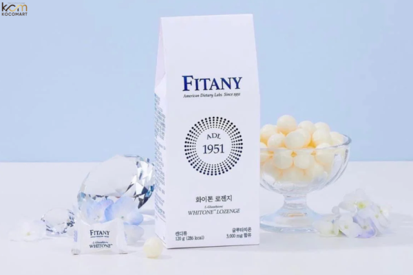  Kẹo ngậm trắng da Glutathion truyền trắng FITANY 