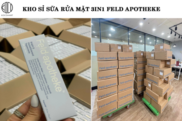 Kho sỉ sữa rửa mặt 3IN1 Feld Apotheke