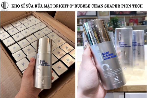 Kho sỉ sữa rửa mặt Bright O² Bubble Clean Shaper Pion Tech